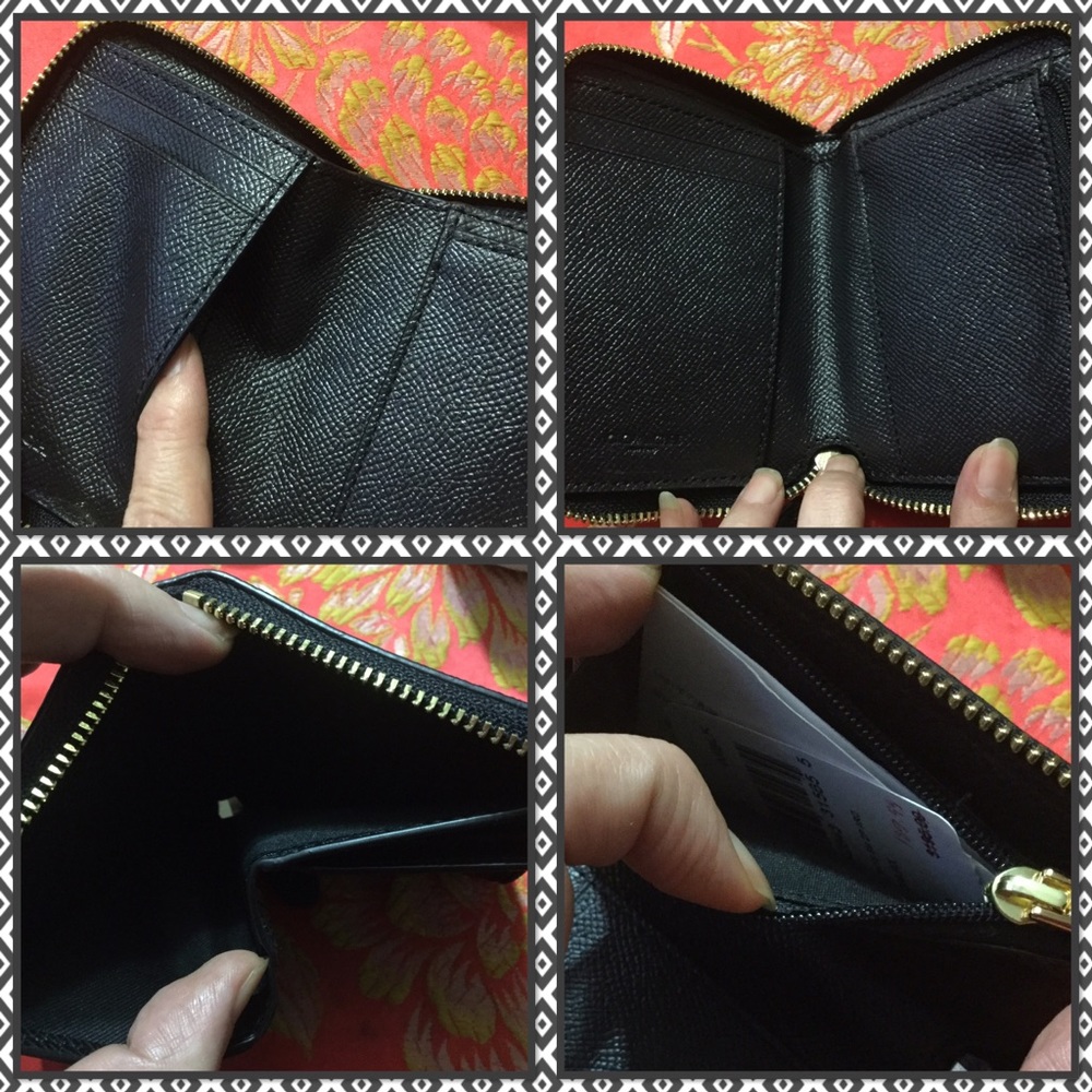 Authentic Coach black wallet - Picture 3 of 3
